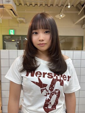 ラヴィズム(LUVISM) 顔周りレイヤー/ダブルカラー/髪質改善/ケアブリーチ万代新潟駅