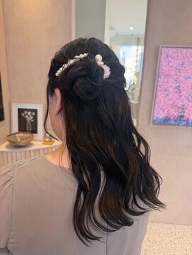 オン キャナルシティ博多前店(on) 【中里恵梨】ヘアセット/パーティヘア/くるみちゃんヘア/顔周り