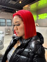 ナーリー(GNARLY)&nbsp;赤髪ブラントボブ