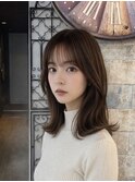 【四条烏丸】暗髪透明感×ミディアムレイヤー