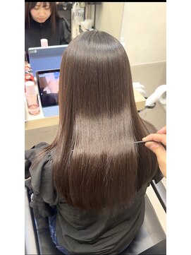 EMANON【ブリーチなしカラー/髪質改善/縮毛矯正/ブリーチ縮毛矯正】 福岡天神 髪質改善 縮毛矯正 酸性ストレート ブリーチ縮毛矯正