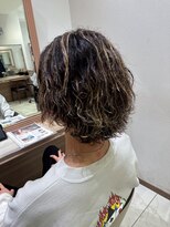 アッシュ 下丸子店(Ash)&nbsp;サーフカールセンターパート波巻きツメンズハイライトスパイラル