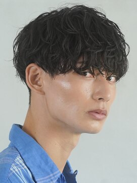 フィフス 大分(fifth) 大分シャドウパーマメンズカットラウンドマッシュツーブロック
