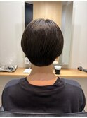 首元すっきりショートヘア
