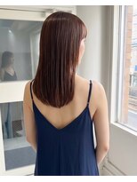 零秒女髪 千里丘店&nbsp;上品な艶髪叶える大人のセミロングストレート髪質改善艶感