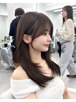 アマトウキョウ アユンチェ(AMA TOKYO×AYUNCHE)&nbsp;前髪顔まわり韓国ヘアレイヤーカットサイドバンク2wayバンク韓国