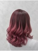 【木下　カラー】ウェーブヘア×ニュアンスカラー