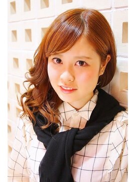 ヘアーメイク・ブレスト(HAIR MAKE Blessed) 秋色カラーと重ためロング