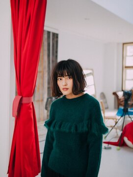 美容室チック 大島店(chic) 切りっぱなし王道アゴラインボブ【大島】