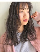 フィルムス 銀座(FILMS)&nbsp;レイヤーカット/デザインカラー/ウェットヘア/オリーブベージュ