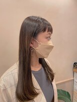 ハイル(Heil) 【Heil】 グレージュ/グレージュカラー/ワイドバング/ぱっつん