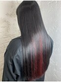 ストレート、インナーカラー20代30代¥15400