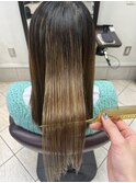 【ハイライトが綺麗に見える髪質改善ストレート】