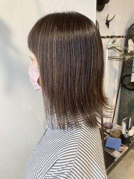 ナルヘアー 越谷(Nalu hair) 極細ハイライトで白髪ぼかしカラー