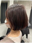 髪質改善/切りっぱなしボブ/美髪/30代40代/［人形町］