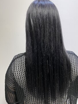 フツーロ 栄(FUTURO) #黒髪#ブルーブラック#韓国#韓国カラー#名古屋美容室