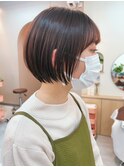 ショートボブ/ミニボブ/マッシュ/切りっぱなし/柏駅