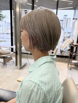 ユイマァル 岡山店(YUIMARL)&nbsp;ホワイトベージュ×インナーパープル