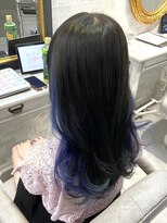 アールプラス 歌舞伎町店(ar+) イヤリングカラー×ブルー