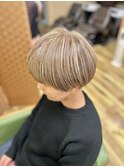 白髪ぼかしハイライト