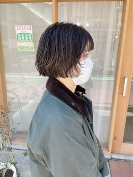 ウティ(outil) ボブスタイル_パーマスタイル_くせ毛風パーマ