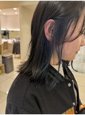 ☆ひっそりインナーカラー  コバルトブルー