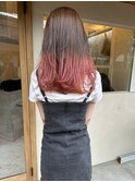レッドグラデーションカラー