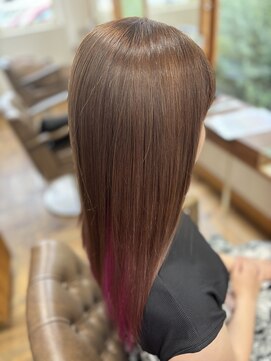 ファーレ fare ピンクインナーカラー