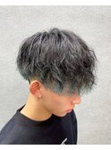 メンズデザインカラーインナーブルー