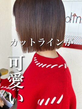 パディントン(Paddington) フラットなカットラインが可愛い☆フラットミニボブ♪