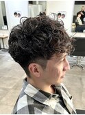 スペインカールメンズカット海外スタイルショートスタイル伊勢崎