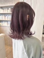 キャアリー(Caary)&nbsp;福山市Caaryこっくりラズベリーカラーくびれセミロング20代30代