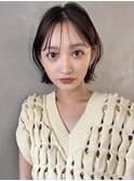 【PARK】切りっぱなしボブ×ラベンダーアッシュ