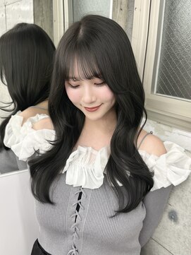 エヌアイ オモテサンドウ(ni omotesando) お顔まわりカット/大人可愛い韓国スタイル