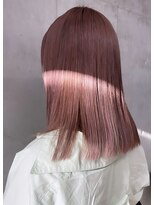 ソルトウォーター(SALT WATER) ピンクベージュ/イメチェン/ハイトーン/ブリーチ/恵比寿/代官山