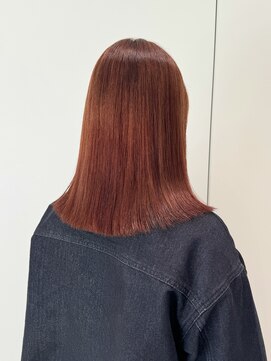 ノラ シンディ(NORA CYNDY) 【上田】オレンジブリーチなしハイトーン暖色カラー