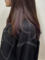 シュリット(schritt) *インナーカラー パープル * Luna 渋谷 美容室 schritt