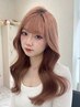 【韓国風大人モテ♪♪】夏場限定!!ハイトーンカラー＋顔まわりレイヤーCut 