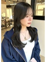 オリーブグレージュ/レイヤーカット