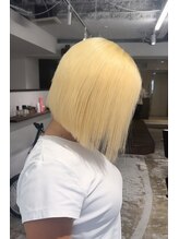 【艶々ハイトーン】【ホワイトブロンド】【心斎橋/ハイトーン/ケアブリーチ/ダブルカラー/】