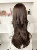 透明感/くすみブラウン/艶髪
