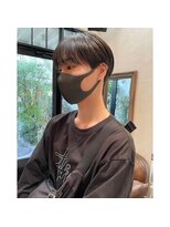 ベル 表参道店(Belle) 大人気メンズスタイル!シースルーマッシュ 黒髪