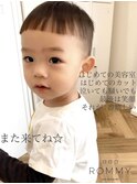 本厚木◎キッズカット◎男の子メンズショートパッツン前髪カット