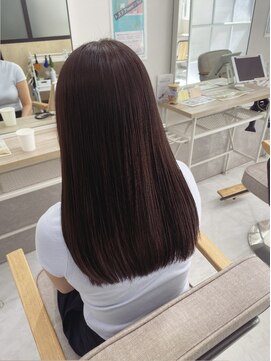 ミエル ヘア 新宿(miel hair) 暗め艶カラー