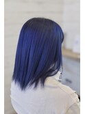 【MELIA/佐藤】ブリーチ ネイビーカラー