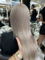 ラピス 渋谷本店(Lapis) ホワイトシルバー/ハイトーン/髪質改善/ストレート/海外風