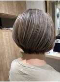 ショートボブハイライト