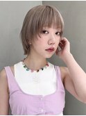 【GEEKS渋谷】シャギーボブ/ハッシュカット/ウルフ/ミルクティー