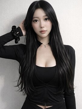 ユウキカガヤキ(YUUKI KAGAYAKI) 姫路 レイヤーカット ロング 姫路 縮毛矯正 縮毛矯正 自然