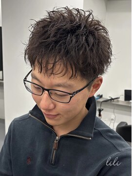 アンドメゾンオム(&Maison. homme) 【スパイキーショート×ピンパーマ】加古川/スパイキーショート